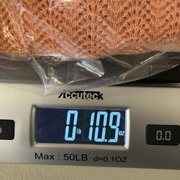 J Crew Women Ruffle Sweater M Peach Sheer Preppy Pastel Pointelle 100% Cotton - Picture 12 of 12